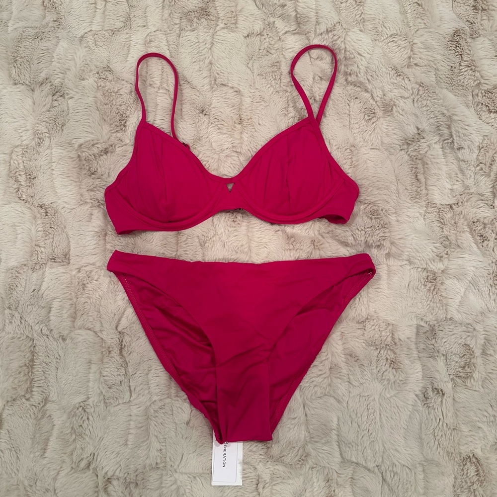 BCBG pink bikini. NWT.